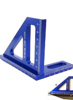 Carpentry Ruler Aluminum Alloy Metal Ruler Carpenter Tools
