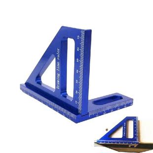 Carpentry Ruler Aluminum Alloy Metal Ruler Carpenter Tools