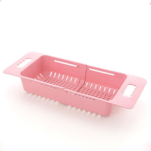 Strainer Drain Dish Rice Basket Vegetable Retractable