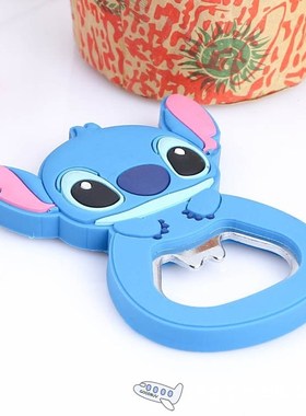 cartoon multifunction silicone Stainless Steel bottle opener