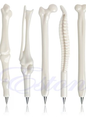 5Pcs Modish Ball Point Pen Bone Shape Radiographer Nurse Doc