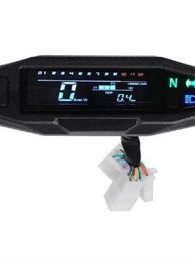 Universal Motorcycle LCD Digital Speed Meter Mini Odometer