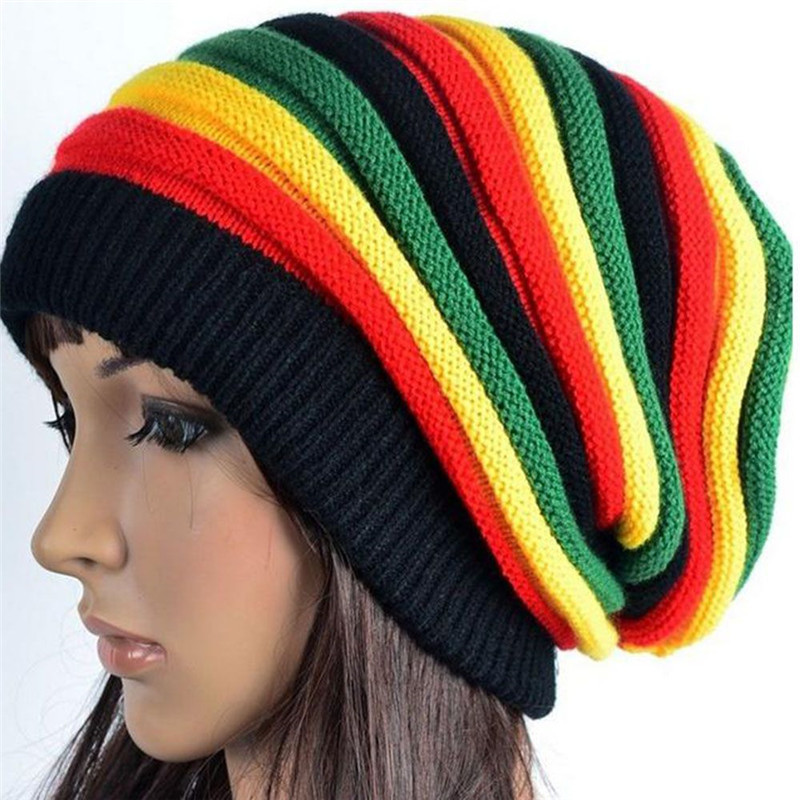 Jamaica Reggae Gorro Rasta Style Cappello Hip Pop Men