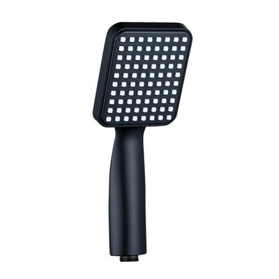 Handheld Bath Rain Showerhead High Pressure Shower Head Blac