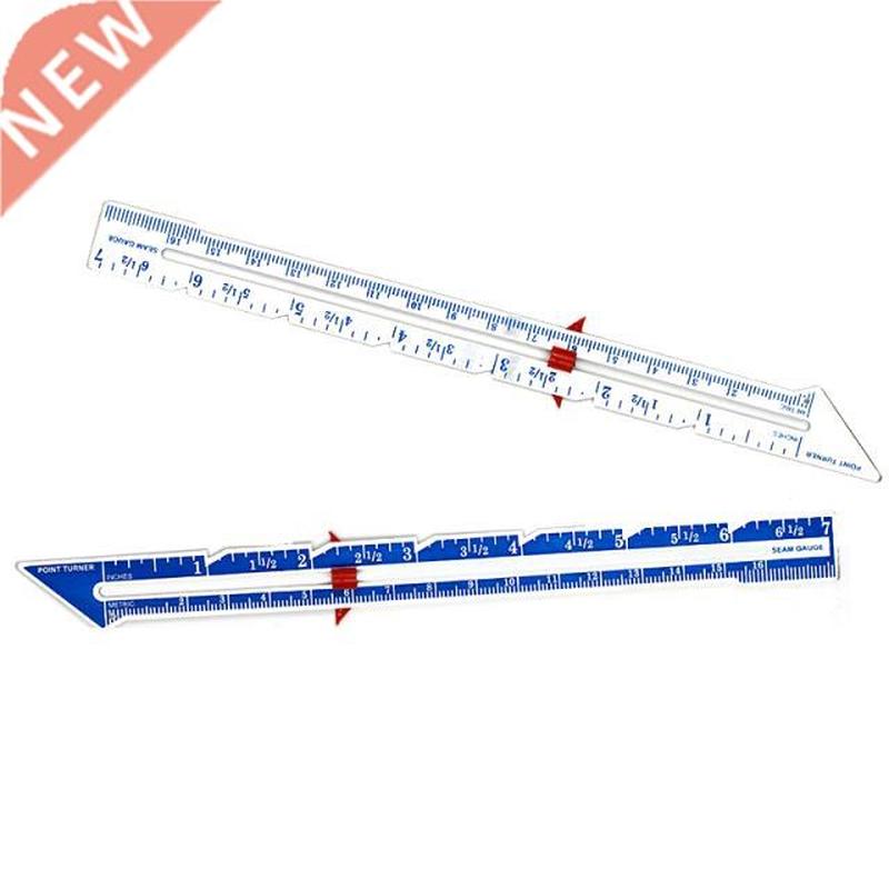 Manual patchwork ruler Aluminum seam allowance pointed edge