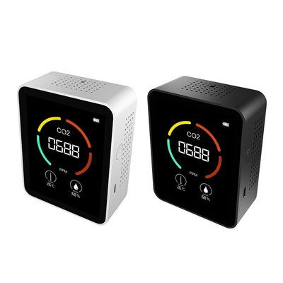 Portable Carbon Dioxide Digital Air Monitor Quality Temperat