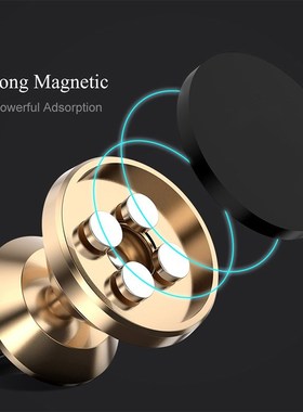 360 Rotable Air Vent Magnetic Holder for Mobile Phone in Car