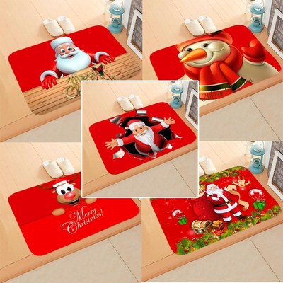 Christmas Mat Outdoor Bathroom Mat Merry Christmas Decoratio