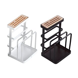 Kitchen Storage Rack Cutting Board Holder Pot Pan Organizer