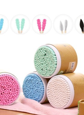 Cotton-Swab Wood-Sticks Bamboo Microbrush Cotonete Buds Ear-