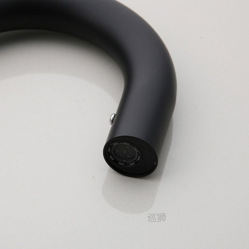Matte Black Hand Touch Tap Automatic Inflated Sensor Faucet