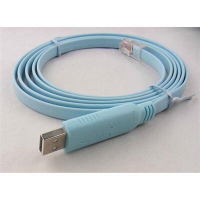 1.8m FTDI chip USB to RS22 console rollover cable RJ45 8P8
