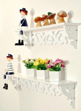 1pc/lot White Wall Hanging Shelf Goods Convenient Rack Stora