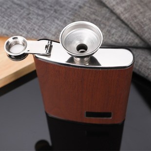 High Quality 9 oz Hip Flask Set Whiskey Wine Stainless Steel