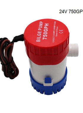 Bilge Pump Water 1100gph 750gph 500gph 350gph 12v 24v  Float