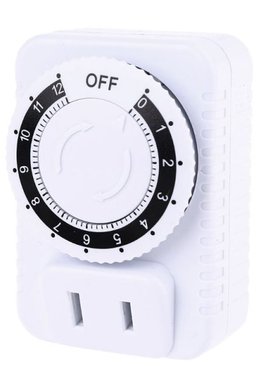 AC 110V 12 Hour Mechanical Plug Switch Timer Socket for Home