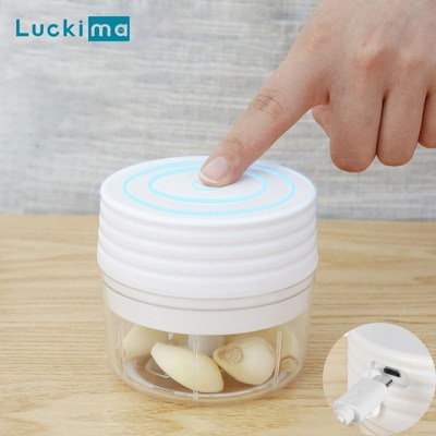 Mini Electric Food Vegetable Shredder Slicer Garlic Nut Meat