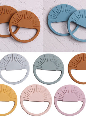 1pc Baby Silicone Teethers Rodent Teething Ring Toddler Newb