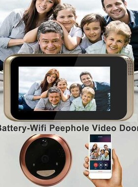 Smart IP Wifi Peephole Video Doorbell 720P Security Camera