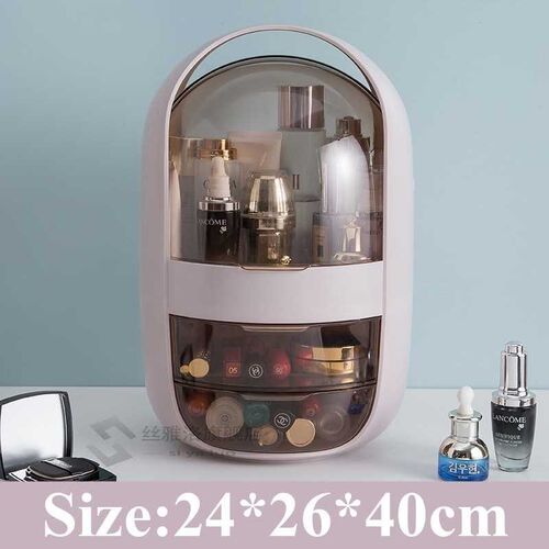 Creative Desktop Organizer Transparent Cosmetic Storage Box