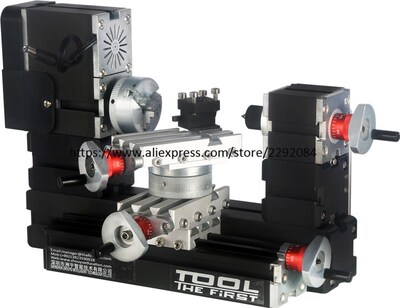 TZ20002MR DIY BigPower Mini Metal Rotating Lathe, 60W 12000r