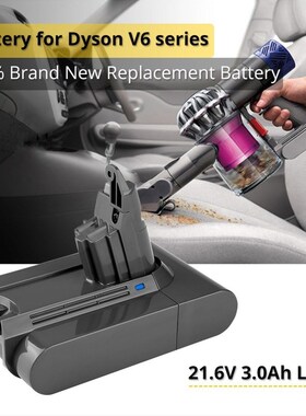 3.0Ah 21.6V Lithium Battery for Dyson V6 DC62 DC58 DC59 SV09