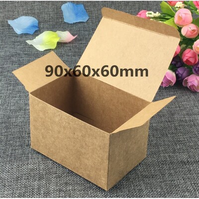 50pcs/lot Kraft  Paper Gift Packing Boxes Blank Soap Box,Jew
