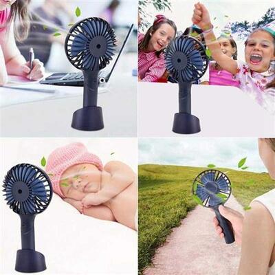 Mini Handheld Fan Portable, Hand Held Personal Fan Rechargea