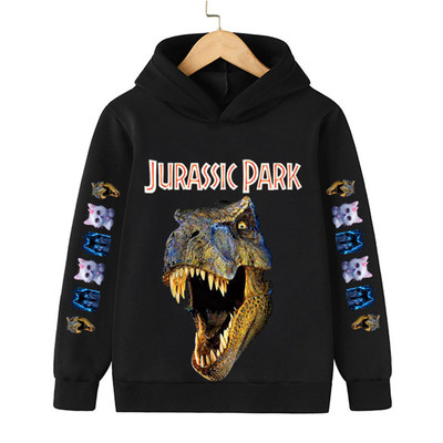 Jurassic World Kids Sweatshirts Cartoon Boys Girls Autumn Wi