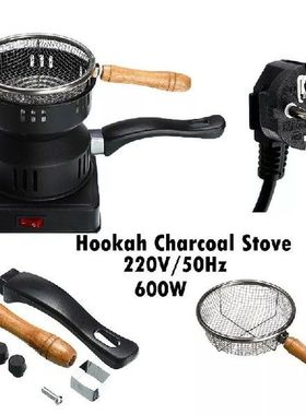 Baru Hitam Shisha Hookah Arang Kompor Pemanas Batubara