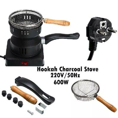 Baru Hitam Shisha Hookah Arang Kompor Pemanas Batubara