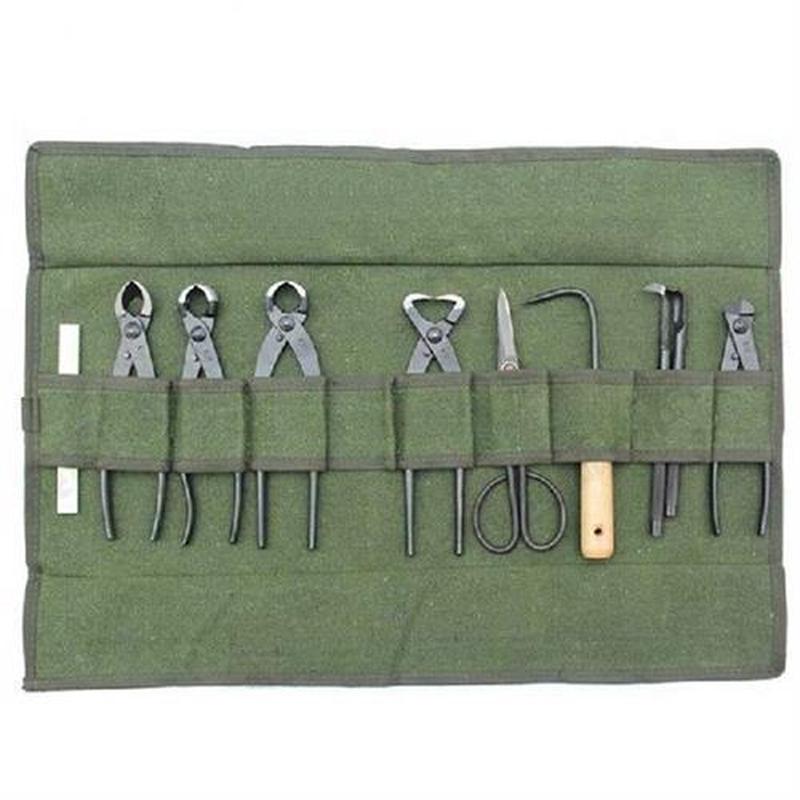 Newly Japanese Bonsai Tools Storage Package Roll Bag