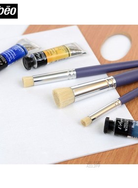 3pcs/set hight quality Pebeo Bristles brush Fabric /Deco pai