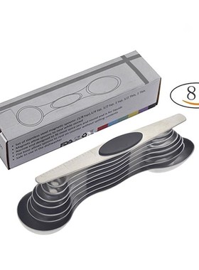 8PCS Stainless Steel Double Head Measuring Spoons Magnetic M