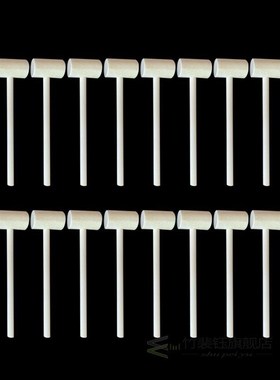 20pcs Solid Wood Mini Hammers Hitting Hammer Toys Creative E