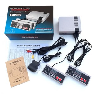 Retro Video Game Consoles 620 Games Two Control Handle Mini