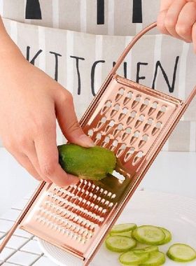 Multifuction Kitchen Gadgets Gold Stainless Steel Grater