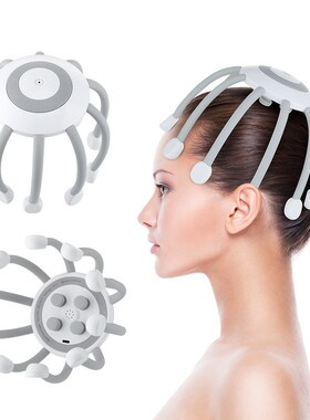 Electric Scalp Massager Rechargeable Head Scratcher 4 Vibrat