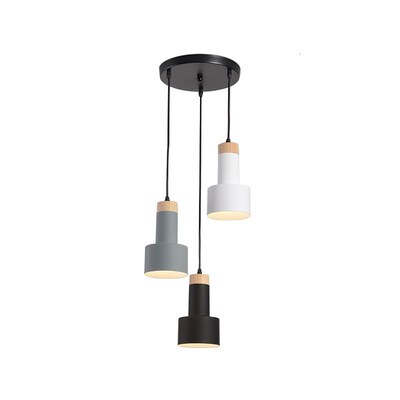 Designer Nordic LED Wood Pendant Lights Modern E27 hang lamp