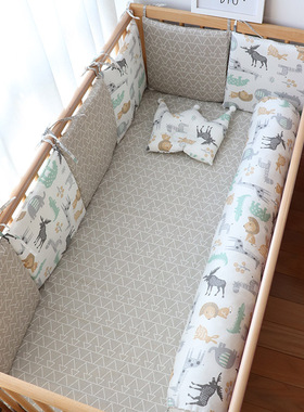 Baby Bed Bumper For Newborns Baby Room Decoration Thick Soft