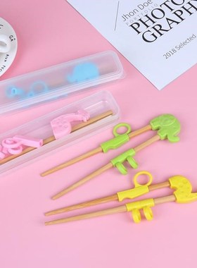1Pair Learning Training Chopsticks 适用于 Kids Chinese Chops