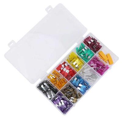 330pcs Blade Fuse Kit Small Medium Mini Size 2A-40A Assortme
