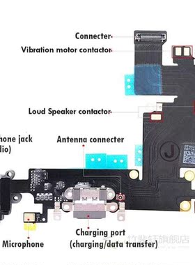 Charging Port USB Dock Flex Cable with Microphone and Signal