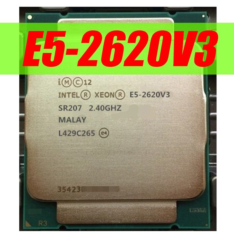 Xeon E5 2620 V3 Processor SR207 2.4Ghz 6 Core 85W Socket LGA