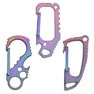 Titanium Keychain Hook 2in1 Portable Keychain Clasp Holder