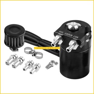 300ML Oil Catch Reservoir Breather Can ank   Filter Kit Cyli