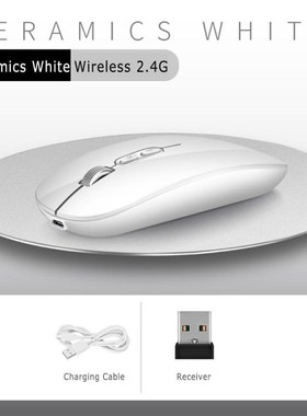 Silent Wireless Mouse 2.4G Ergonomic Mice 1600DPI 5 Button O