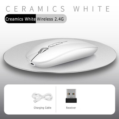 Silent Wireless Mouse 2.4G Ergonomic Mice 1600DPI 5 Button O