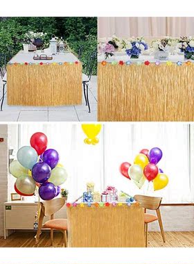 145pcs Hawaiian Tale Skirt Set Festive Party Tale Dress D