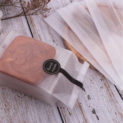 1000pcs Black Polka Dot Bakery Bags Clear Plastic Treat Bag